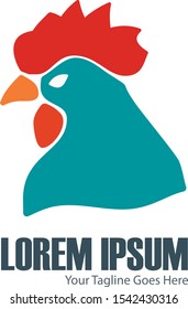 rooster logo for business. modern design