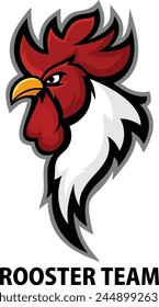 El logotipo del gallo se puede utilizar para el equipo de la mascota y el proyecto del juego | logotipo de juegos 