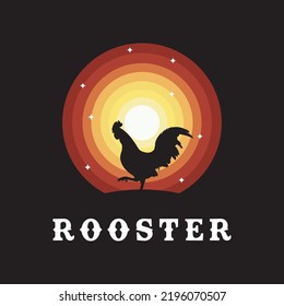 Rooster Logo Chicken Head icon and symbol Designs Template Vector