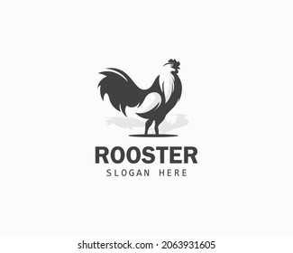 rooster logo creative animal head vector chicken business food