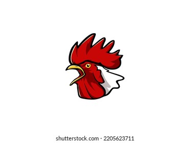 Rooster Logo design for brand logo