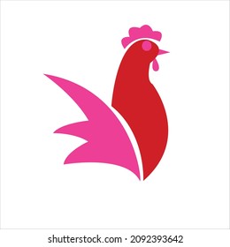 rooster logo design of company.rooster vector art illustration.head rooster template.rooster icon graphic