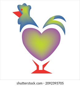 rooster logo design of company.rooster vector art illustration.head rooster template.rooster icon graphic