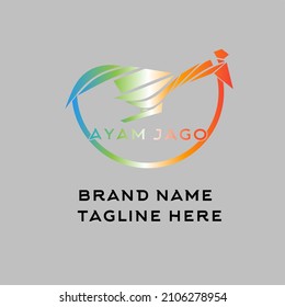 Logo-Design des Dachs. kreatives, modernes Firmenlogo