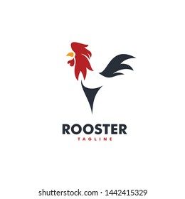 Rooster logo design, Rooster illustration design 