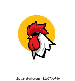 Rooster Logo Design Vector