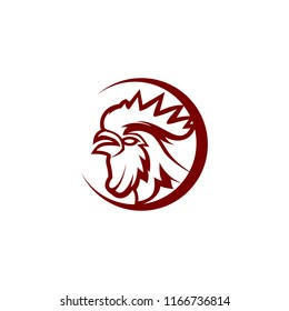Rooster Logo Design Vector
