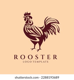 Rooster-Logo-Design, Vektorgrafik