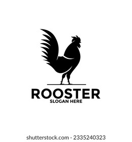 Rooster logo design vector template