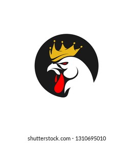 Rooster Logo Designs Template, Chicken Head Logo Designs