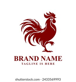 The rooster logo embodies confidence, resilience, and boldness, symbolizing leadership and the spirit of dawn with its vibrant presence.