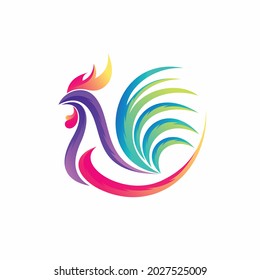 Logotipo de la lista con el concepto de color degradado