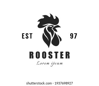 rooster logo head rooster logo animal creative design