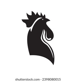 rooster logo icon design illustration.
