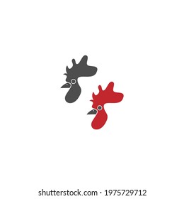 Rooster Logo Icon Design Template vector illustration