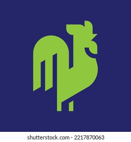 Rooster Logo. Icon design. Template elements