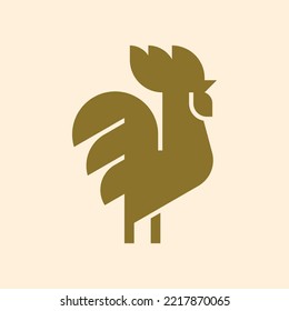 Logotipo de gallo. Diseño de iconos. Elementos de plantilla