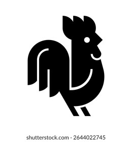 Rooster Logo. Icon design. Template elements
