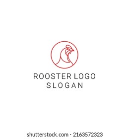 Rooster-Logo-Symbol-Design, Vektorgrafik 