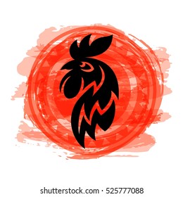 Rooster logo icons vector illustration