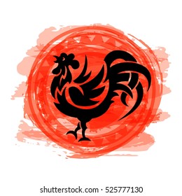Rooster logo icons vector illustration