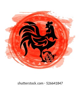 Rooster logo icons vector illustration
