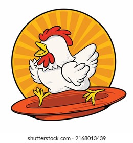 Rooster logo Illustration for Business