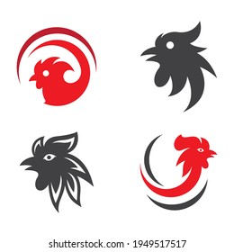 Rooster logo images illustration design