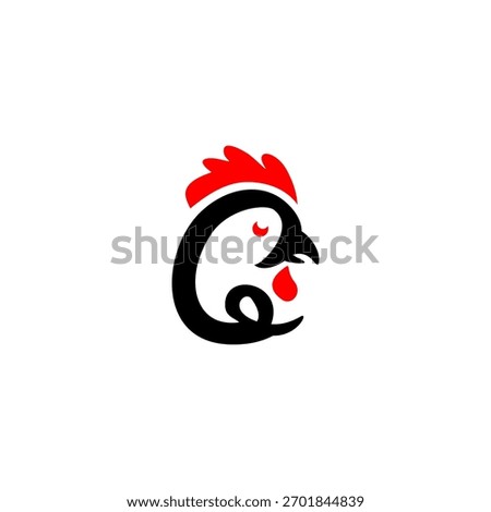 Rooster logo shape letter design, rooster symbol, animal emblem, farm icon, chicken mascot, morning graphic, bird illustration, creative monogram, bold branding, rural concept, sunrise mark