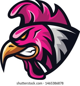 rooster logo for squad gaming