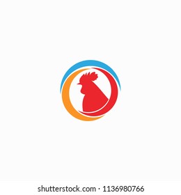 rooster logo template