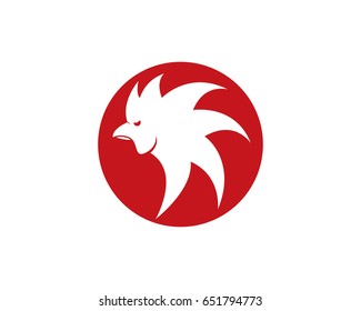 Rooster logo template