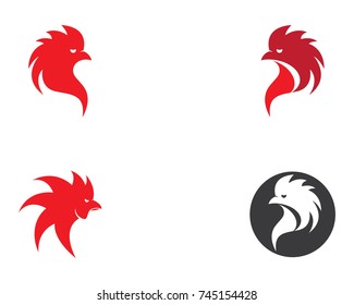 Rooster logo template