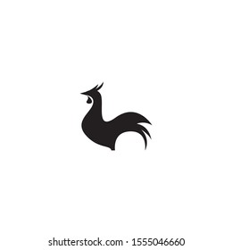 Rooster logo template icon design