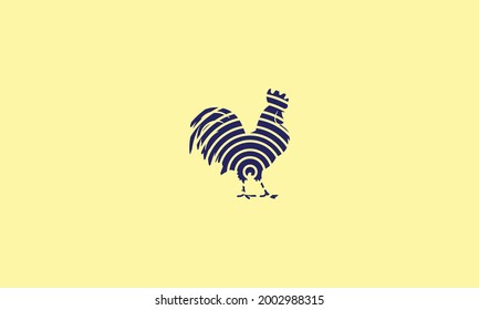 rooster logo template, Modern rooster Logo designs vector
