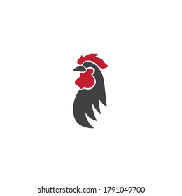 Rooster Logo Template vector icon illustration design