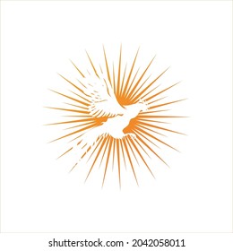 Rooster Logo Template vector icon illustration design