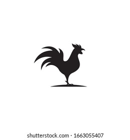 Rooster Logo Template vector illustration design