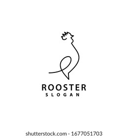 Rooster Logo template vector illustration design