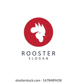 Rooster Logo template vector illustration design