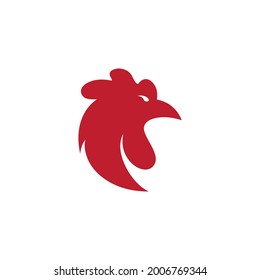 Rooster logo template vector illustration