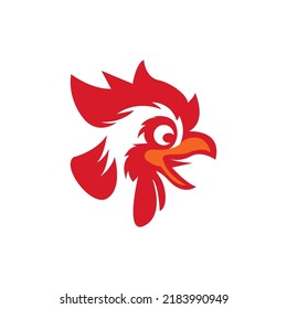 Rooster Logo Template vector illustration design