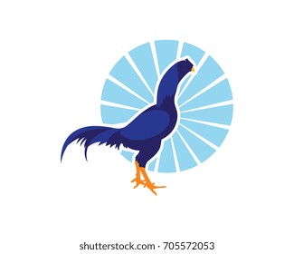 Rooster Logo Template vector illustration