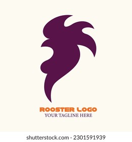 ROOSTER logo unique design by illustration