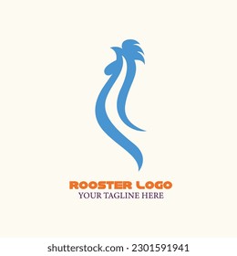 ROOSTER logo unique design by illustration