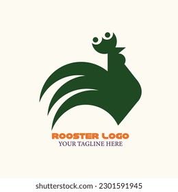 ROOSTER logo unique design by illustration