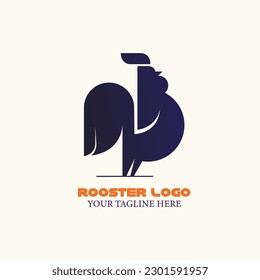 ROOSTER logo unique design by illustration