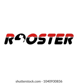 Rooster logo vector
