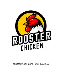 rooster logo vector, can be used for restaurant logos, teams, templates