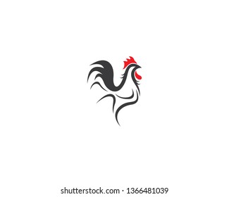 Rooster logo vector icon